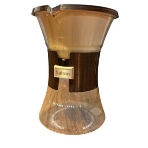 Salton Filtercup Coffee Extractor‎ Stovetop Pour Over Vintage Corning Glass